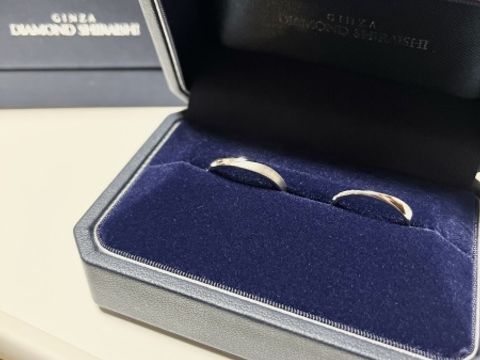 【銀座ダイヤモンドシライシの口コミ】 普段つけるものなので、シンプルなものが良かったのですが、シンプルな中…