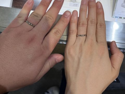 【MIKIMOTO(ミキモト)の口コミ】 デザインがシンプルなのに華がありました。指を美しく見せてくれて、リン…