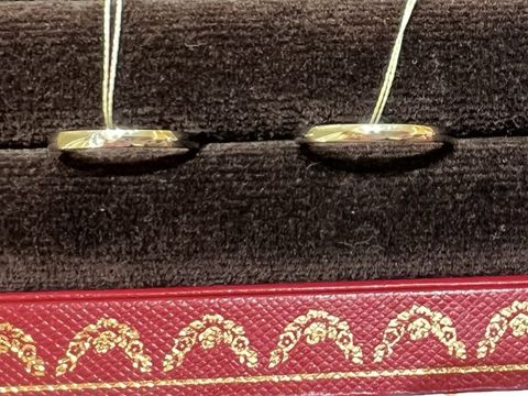【カルティエ(Cartier)の口コミ】 結婚指輪は、普段からずっと身につけるものであるため、シンプルなものを…