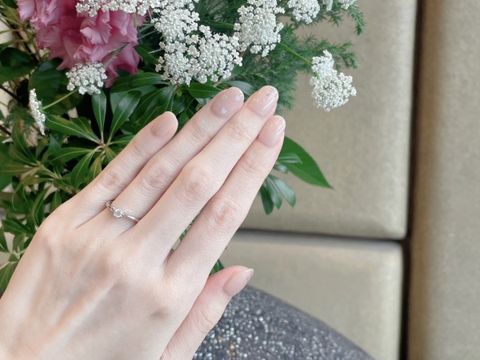 【festaria VOYAGE(フェスタリア ボヤージュ)の口コミ】 星の王子さまコラボの指輪ということで、真ん中の大きなダイヤモンドの横…