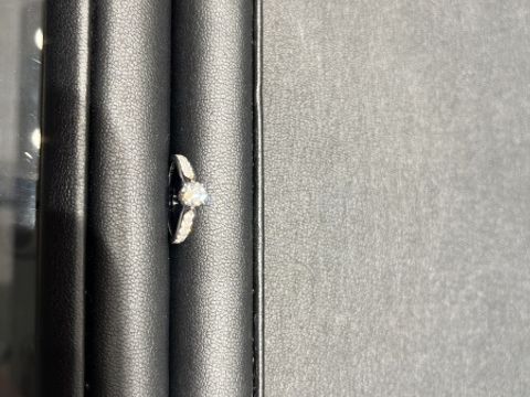 【エクセルコダイヤモンド(EXELCO DIAMOND)の口コミ】 中央にセンターダイヤがあり、両サイドに小さなダイヤが並んでいるデザイ…