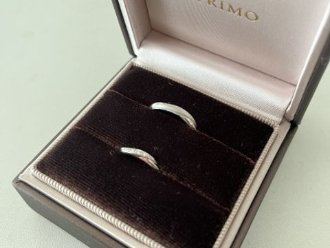 【アイプリモ(I-PRIMO)の口コミ】 婚約指輪と重ね付けできること、着け心地がいいことを重視して選びました…
