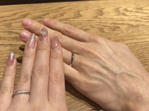 【PORTADA(ポルターダ)の口コミ】 ルーカスという名前も気に入りましたし、なによりも斜めにメレダイヤが入…