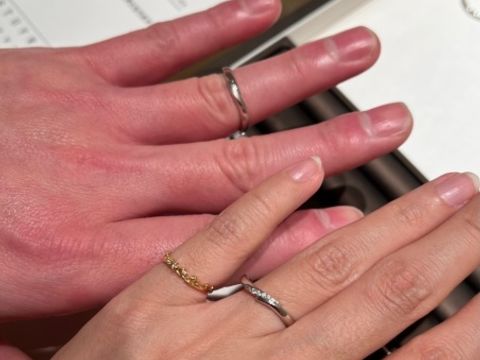 【アイプリモ(I-PRIMO)の口コミ】 手の診断をしていただき、似合うデザインをいくつか出していただきました…