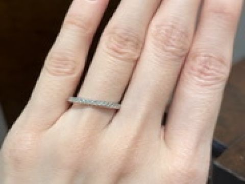【和光ブライダルブティックギンザの口コミ】 ダイヤの数、素材等全て好きなものを選べる指輪もあるようです。シンプル…