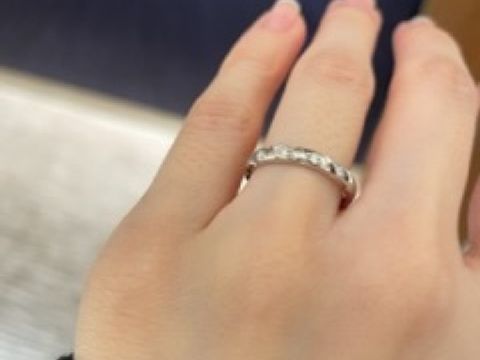 【ショーメ(CHAUMET)の口コミ】 憧れの指輪でした。ずっと指に馴染みますし、つけてて毎日テンションがあ…