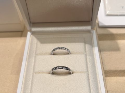 【TASAKI(タサキ)の口コミ】 私はハーフエタニティリングが良かったのですが、こちらの爪留めのタイプ(…