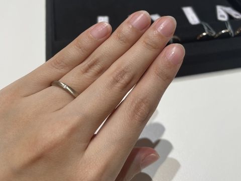 【BRILLIANCE+(ブリリアンスプラス)の口コミ】 手の形的にストレートが一番しっくりきたので、艶あり、艶なし、槌目加工…