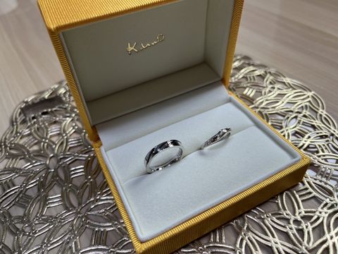 【ケイウノ ブライダル(K.UNO BRIDAL)の口コミ】 具体的なイメージのない中、デザイナーさんが私たちの話を聞いてサラサラ…