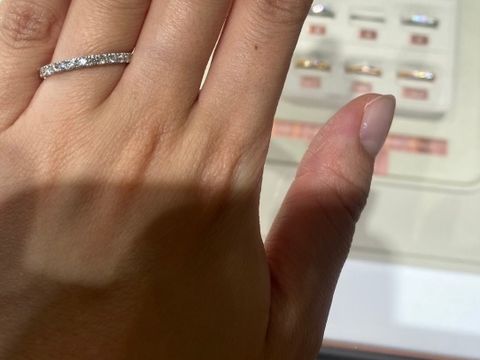 【HIROUMI(ヒロウミ)の口コミ】 ヒロウミさんのハーフエタニティはとても評判が高く、以前から気になって…