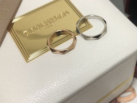 【ブシュロン(BOUCHERON)の口コミ】 カッティングしたデザインが個性的であり、他にはあまりないデザインのた…