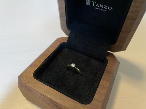 【TANZO.(鍛造指輪)の口コミ】 シンプルで飽きのこないデザインであり、なにより鍛造製法で作られている…