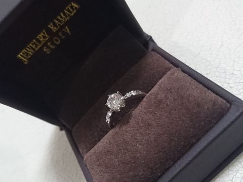 【JEWELRY  KAMATA(ジュエリーかまた)の口コミ】 フルオーダーで製作いただいたので、なにからなにまで思い通りにこだわり…