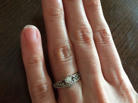 【JEWELRY  KAMATA(ジュエリーかまた)の口コミ】 フルオーダーで作る予定でした。自分の中でティアラのイメージが良かった…