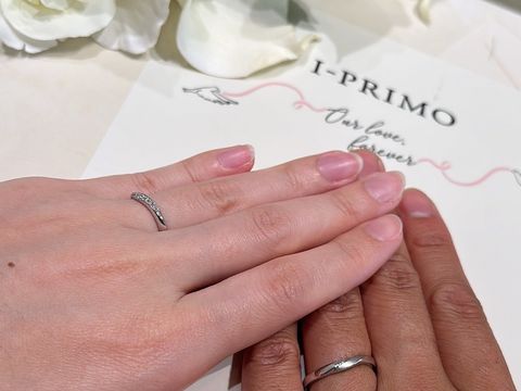 【アイプリモ(I-PRIMO)の口コミ】 デザインはシンプルなものと悩みましたが、付けてて自分から最高と思える…