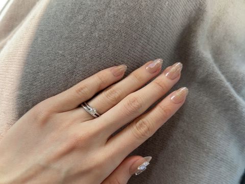 【ティファニー(Tiffany & Co.)の口コミ】 もともとはティファニーの違うデザインの指輪が欲しいと彼には伝えていま…