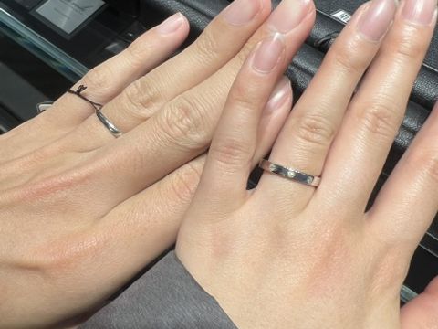 【エクセルコダイヤモンド(EXELCO DIAMOND)の口コミ】 デザインはすごくシンプルなものが多かったです！ダイヤつきのものから探…