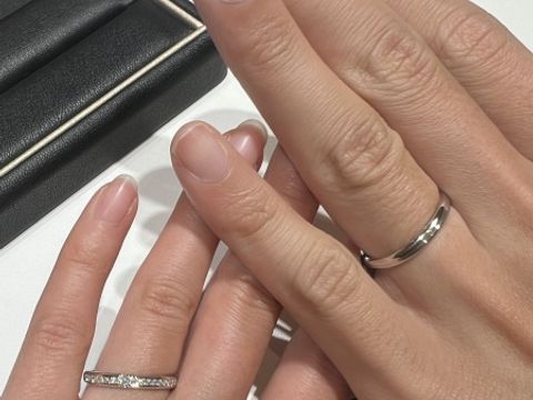 【ラザール ダイヤモンド(LAZARE DIAMOND)の口コミ】 お揃いのブランド、お揃いのデザイン、ダイヤありという条件で指輪を探し…