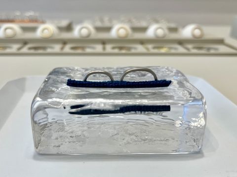 【mina.jewelry(ミナジュエリー)の口コミ】 マルシカクというこのお店ならではの形のデザインです。他とは少し違うと…