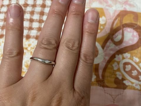 【ブルガリ(BVLGARI)の口コミ】 幅が太めのシンプルだけど存在感がある結婚指輪が欲しいなと思いいろいろ…
