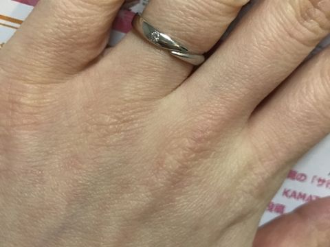 【JEWELRY  KAMATA(ジュエリーかまた)の口コミ】 オリジナルデザインの指輪に対応してくれるお店で限定して検討して決めま…