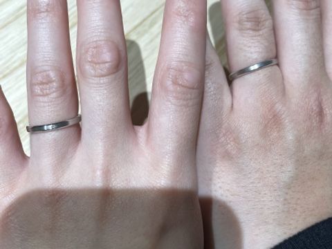 【出雲結(いずもゆい)の口コミ】 デザインはシンプルで長く使えるものを希望していました。男女ともにやや…