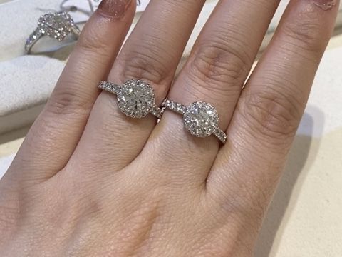 【グラフ(GRAFF)の口コミ】 婚約指輪として特徴的なデザインではあるが、ダイヤモンドのカラット数が…