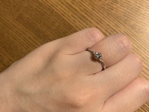 【CRAFY(クラフィ)の口コミ】 彼が私をイメージして製作してくれました。女の子らしさをイメージしてピ…