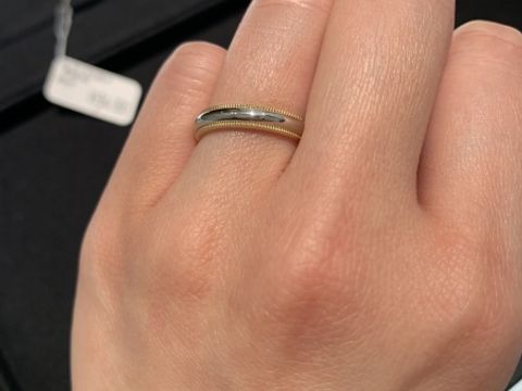 【ティファニー(Tiffany & Co.)の口コミ】 結婚指輪といえばティファニーかなと思ったのでとりあえず定番のものを試…
