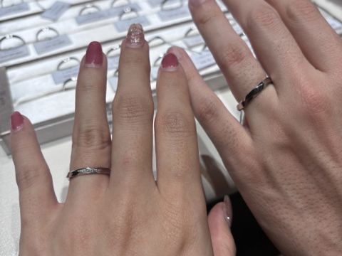 【アイプリモ(I-PRIMO)の口コミ】 初めての指輪探しだったのでなんとなくのイメージを店員さんに伝え、たく…
