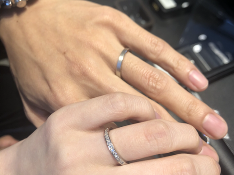 【エクセルコダイヤモンド(EXELCO DIAMOND)の口コミ】 購入には至りませんでしたが、3大ブランドであることで来店しました。デザ…