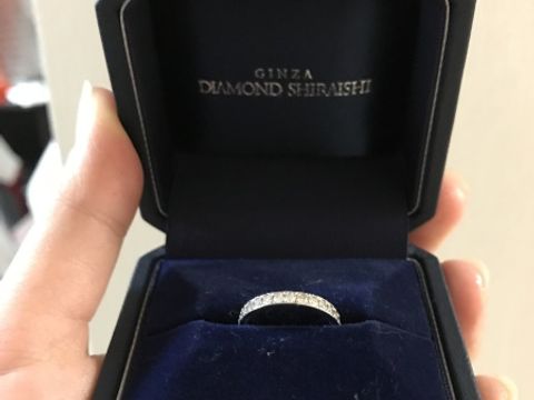 【銀座ダイヤモンドシライシの口コミ】 なんといっても、他店とは比べものにならないダイヤモンドの輝き！本当に…