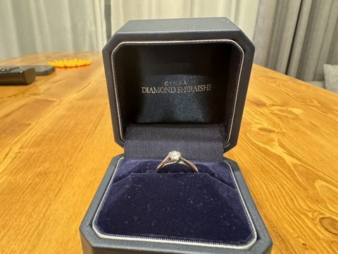 【銀座ダイヤモンドシライシの口コミ】 【指輪のイメージ】花嫁がアクセサリーについてはシンプルなものを好む方…