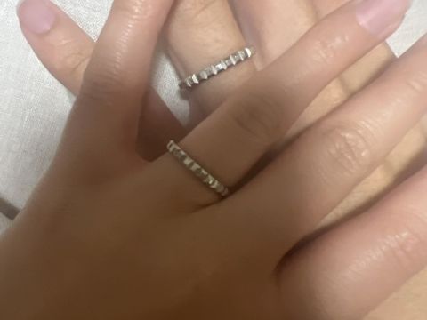 【ブシュロン(BOUCHERON)の口コミ】 こちらのデザインは、プラチナ、ゴールド、ピンクゴールドと3種類の素材か…