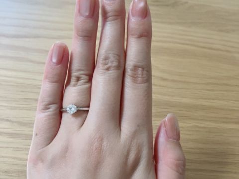 【宝寿堂(ほうじゅどう)の口コミ】 ブランドに特にこだわりはなく、予算内でできるだけダイヤの質が良い、シ…