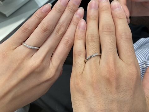 【アイプリモ(I-PRIMO)の口コミ】 少し細めのウェーブデザインで、ダイヤが入っているデザインです。見える…