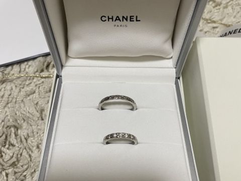 【シャネル(CHANEL)の口コミ】 このようなハイブランドでのプラチナの素材はなかなかなく、デザインが気…