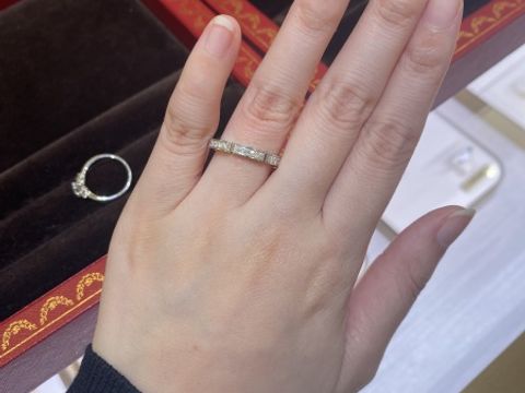 【カルティエ(Cartier)の口コミ】 デザインが個性的で、モード感、オシャレさもありながら、ダイヤモンドが…