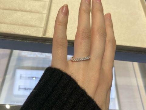 【TASAKI(タサキ)の口コミ】 ダイヤモンドのエタニティリングが欲しかったので、スタッフさんに伝える…
