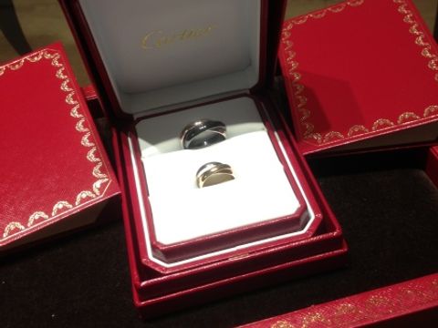 【カルティエ(Cartier)の口コミ】 私も夫も仕事の関係上結婚指輪はつけられないので、休日につけれるオシャ…