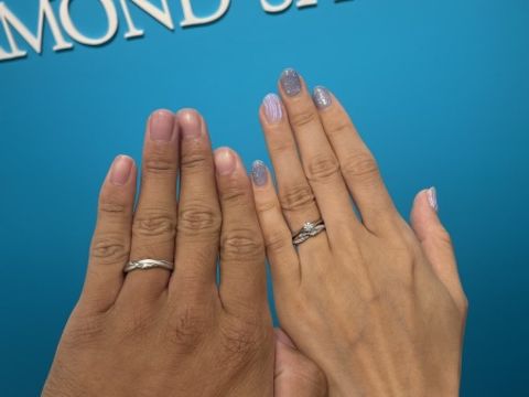 【銀座ダイヤモンドシライシの口コミ】 シンプルではなく個性的なデザインで他の指輪と被らない個性溢れる指輪で…