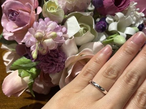 【TANZO.(鍛造指輪)の口コミ】 指輪のデザインが、可愛すぎずに日本らしく個性的でスタイリッシュな雰囲…