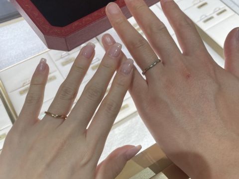 【カルティエ(Cartier)の口コミ】 結婚指輪は憧れのブランドで購入したいという気持ちがあったから
婚約指輪…