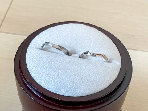 【萬時(Manji)の口コミ】 プラチナと18金の2種類を使ってるのも素敵なポイント。もちろんセミオーダ…