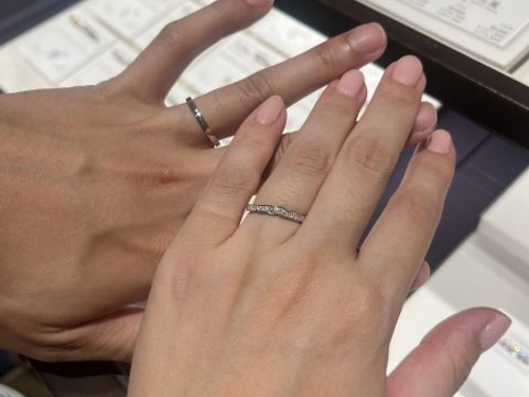 【俄(にわか)の口コミ】 婚約指輪はなしで、毎日着用できる結婚指輪でダイヤモンドのあるものを&he…