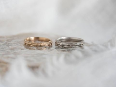 【Cayof(カヨフ)の口コミ】 ユーカリというデザインをベースに、槌目やミルグレインのサイズ調整、石…