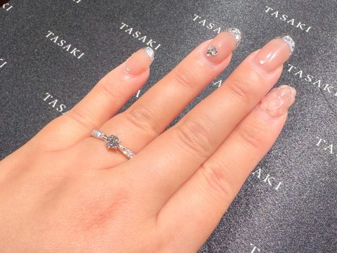 【TASAKI(タサキ)の口コミ】 地金が見えずにきらきらに輝く指輪が良かったのでパヴェダイヤのついたリ…