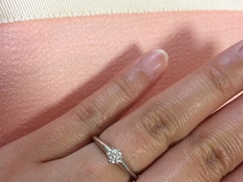 【ティファニー(Tiffany & Co.)の口コミ】 婚約指輪とは、ティファニー！ティファニーのティファニーセッティング！…