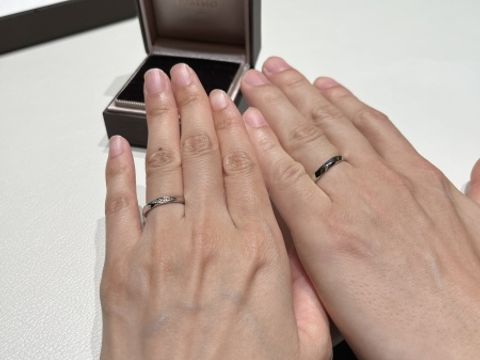 【アイプリモ(I-PRIMO)の口コミ】 シンプルというよりは少しデザイン性のある指輪だったので、飽きたりしな…