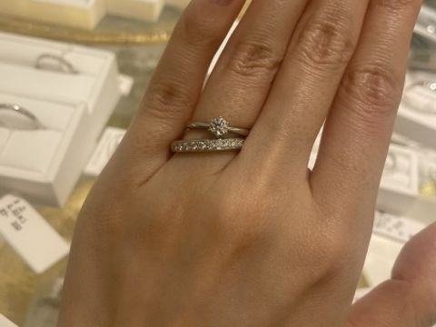 【EYE JEWELRY UMAKI(アイジュエリー ウマキ)の口コミ】 エターニティーが欲しいと最初に希望していたので、見て試着させていただ…